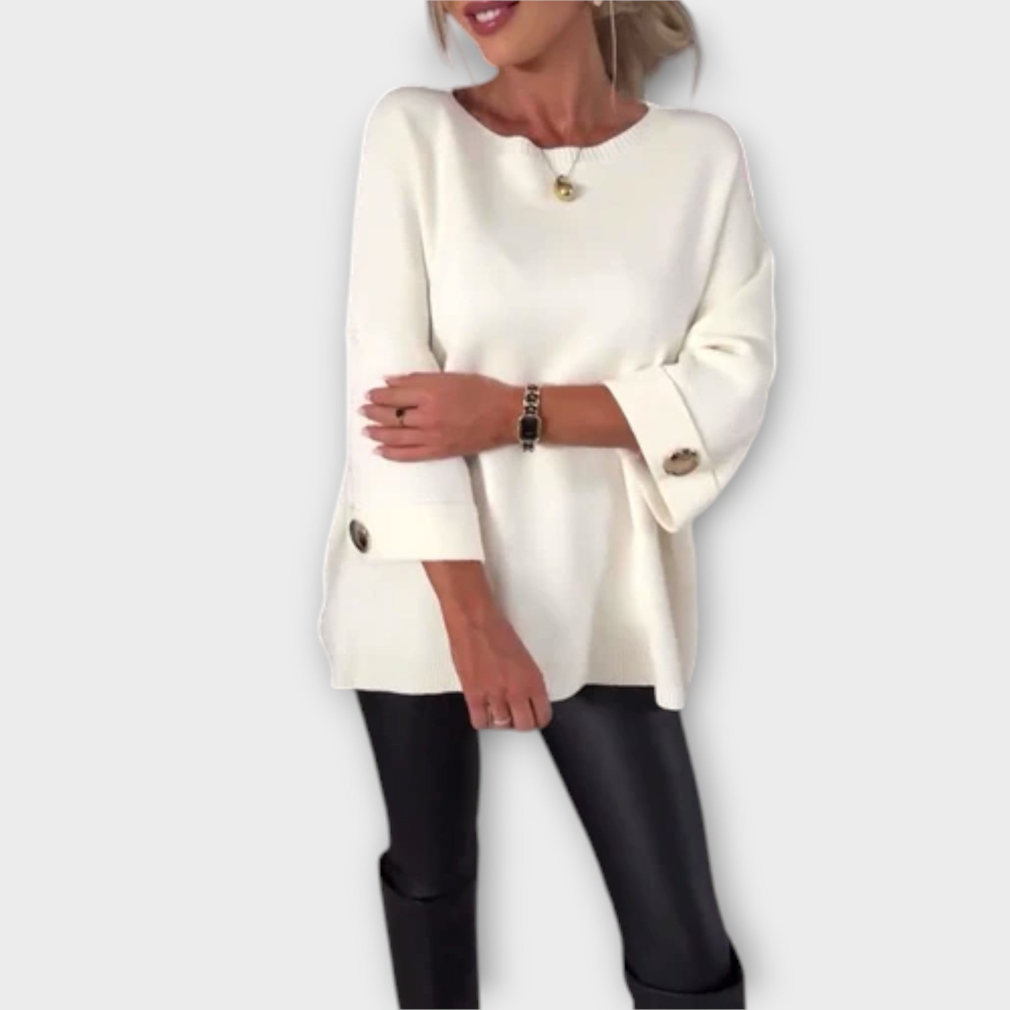 Isabella - Elegant Strikkebluse