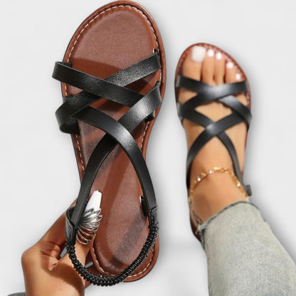 Deborah - Kvinne Sandaler med Lett Kryssrem