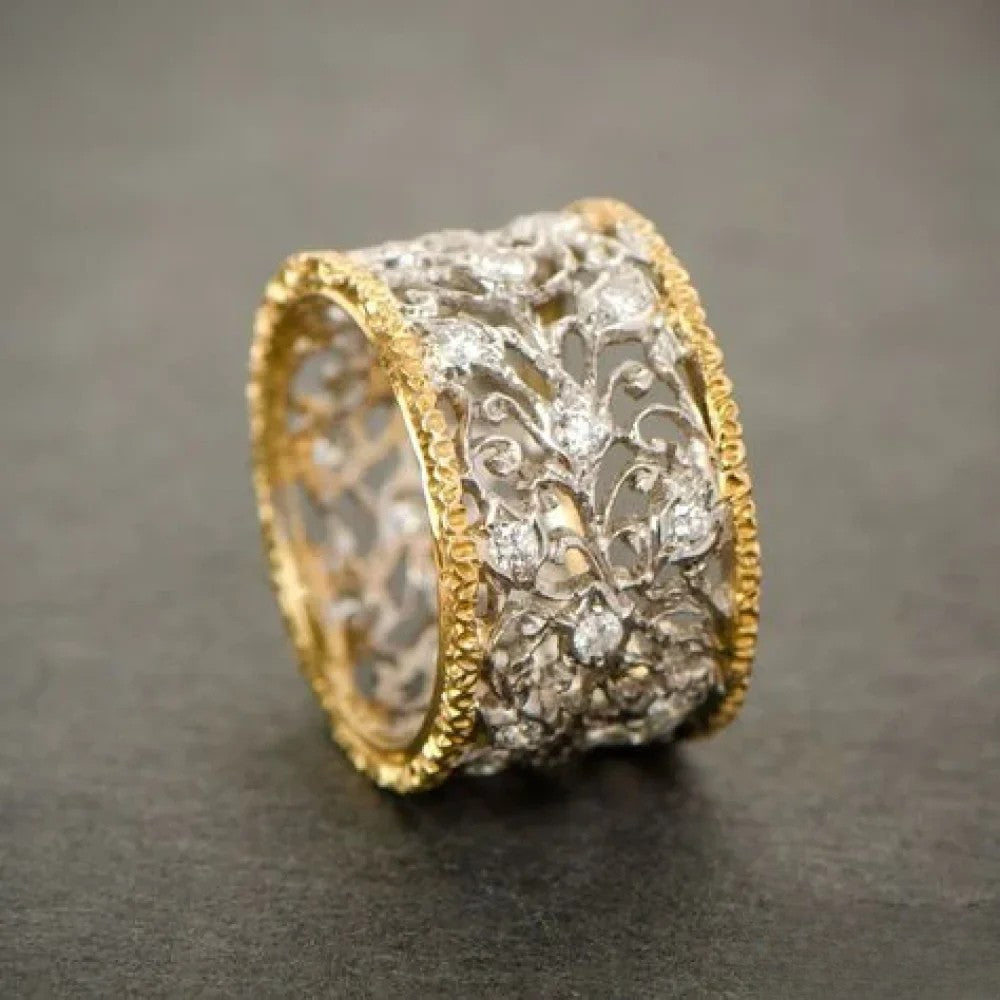 Retro Zirkonia Eføy Ring