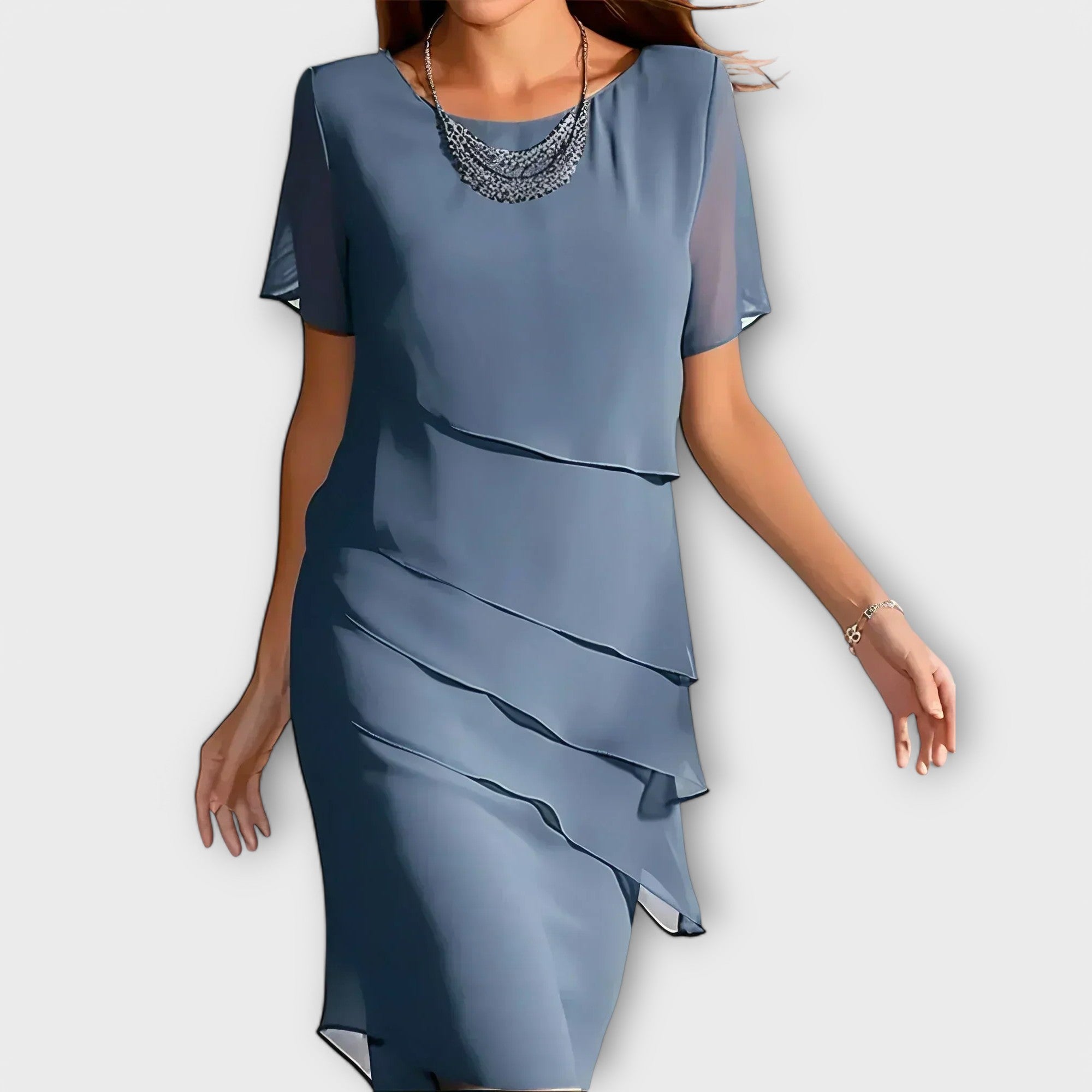 Katharina - Stilfullt Fitted Kjole