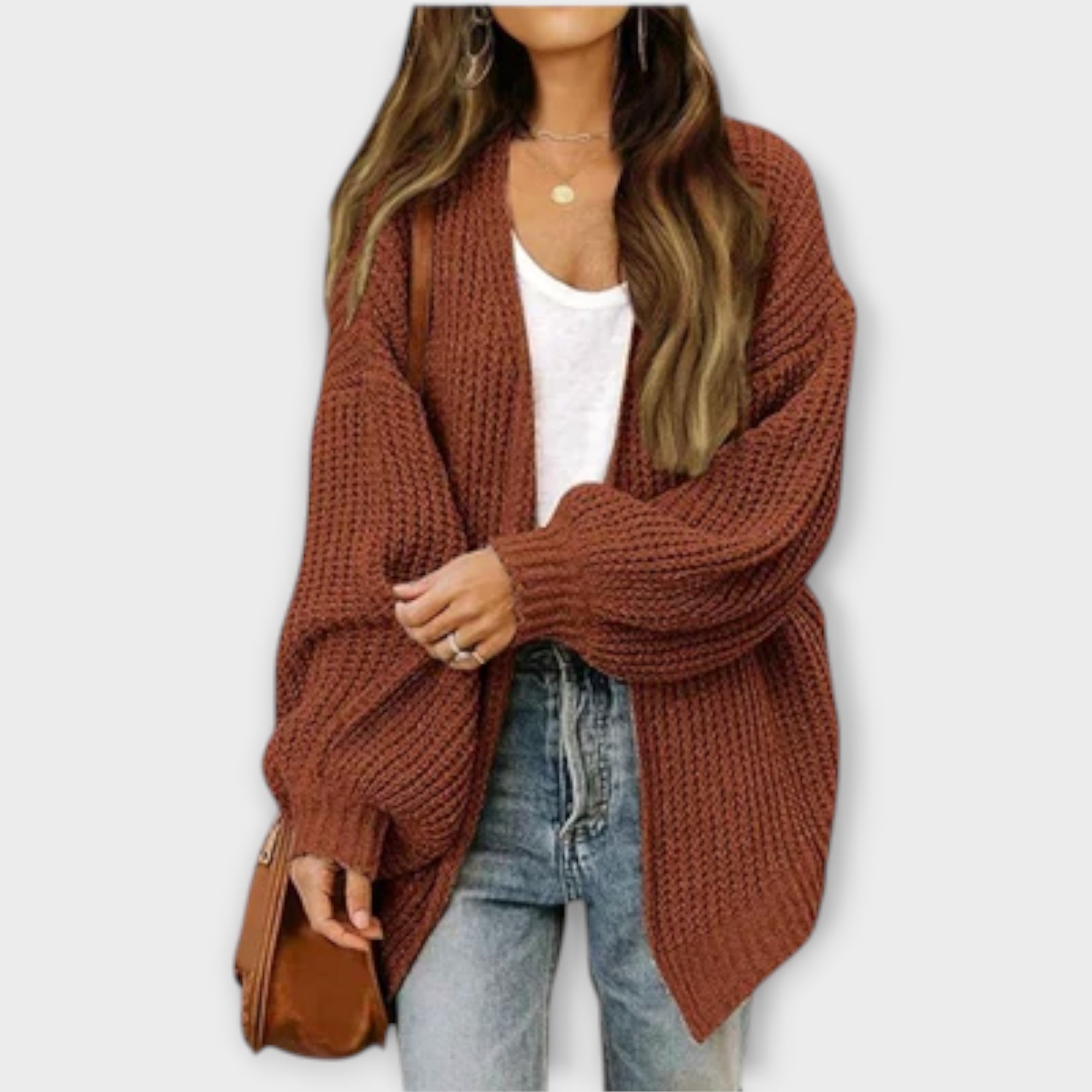 Leppa - Casual Strikket Cardigan