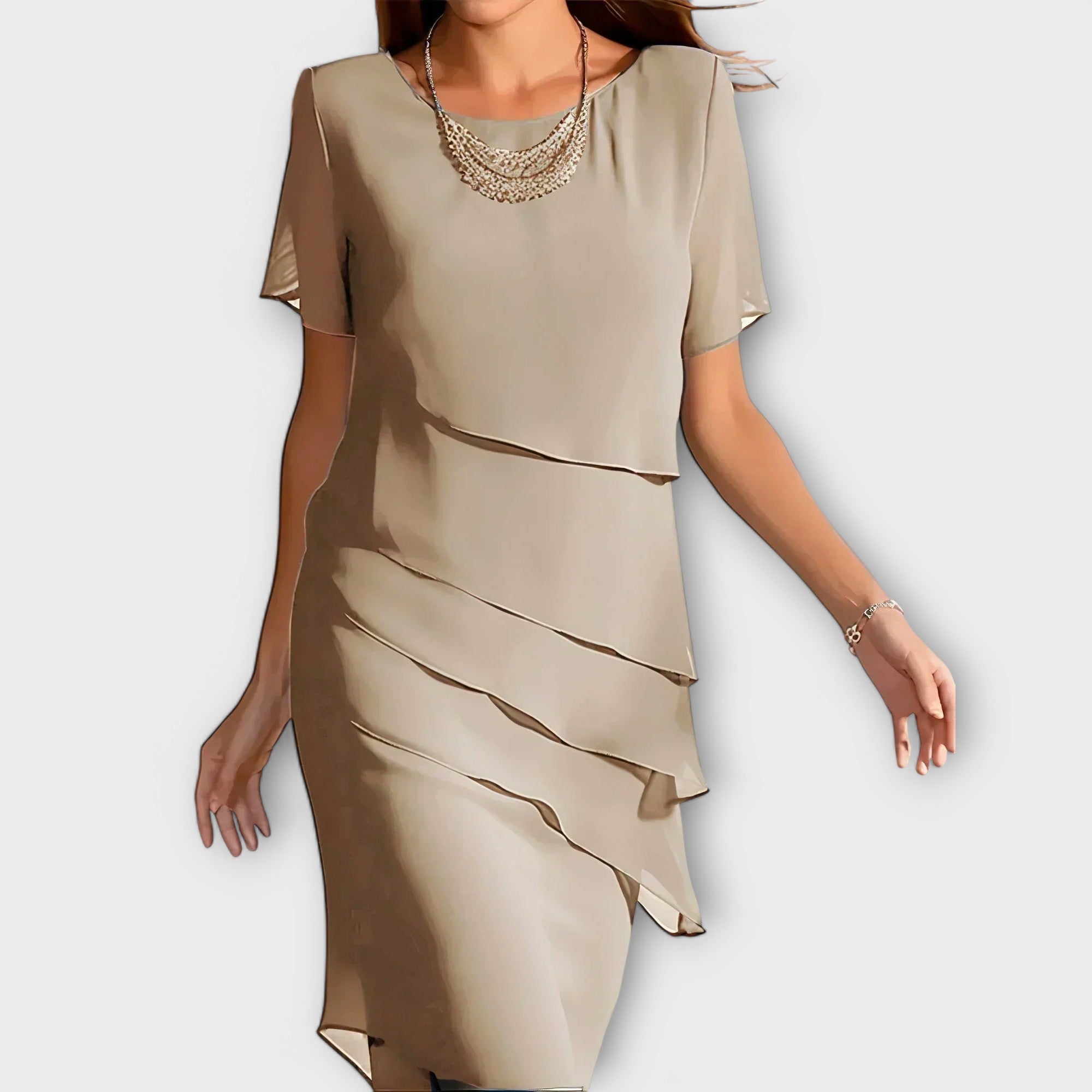 Katharina - Stilfullt Fitted Kjole