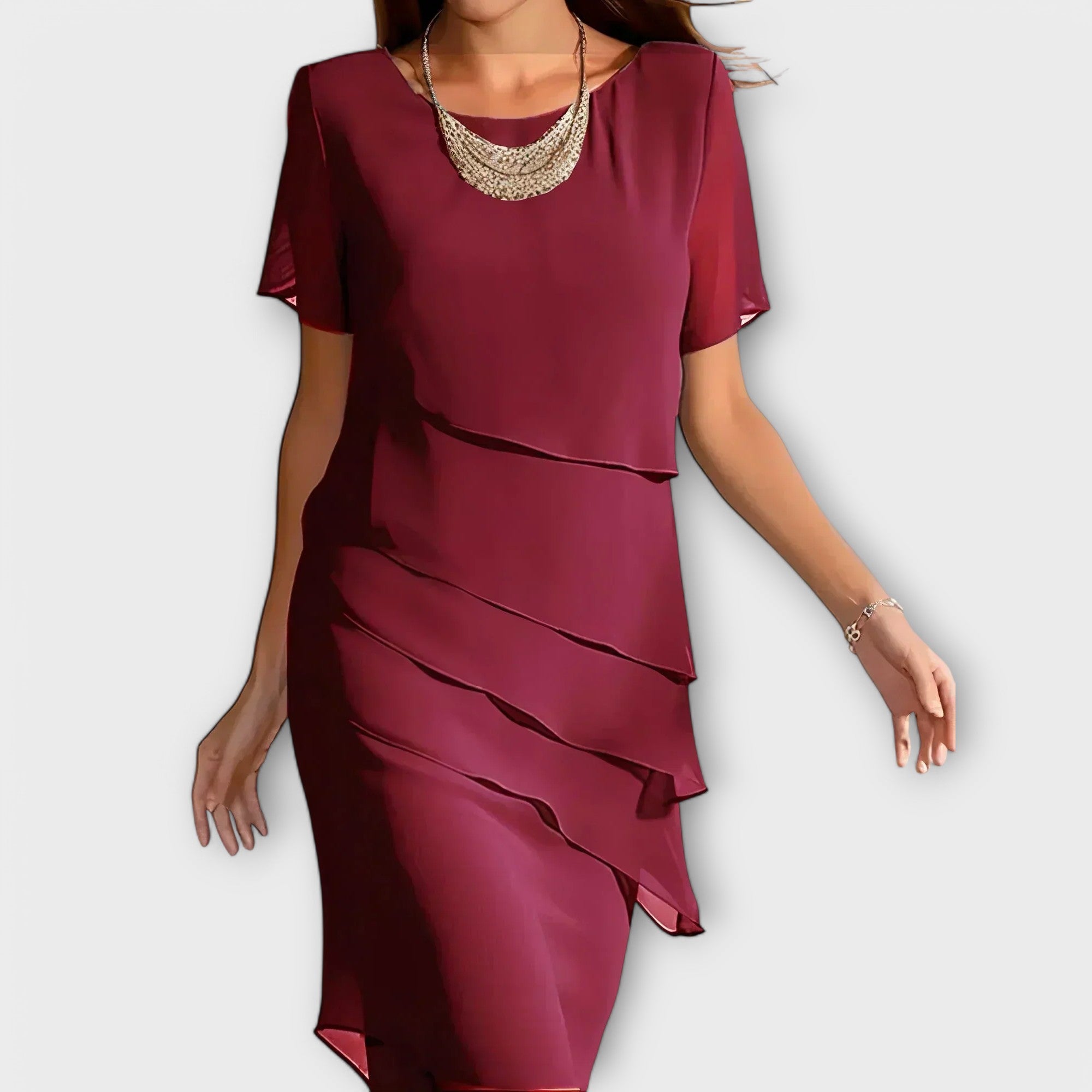 Katharina - Stilfullt Fitted Kjole