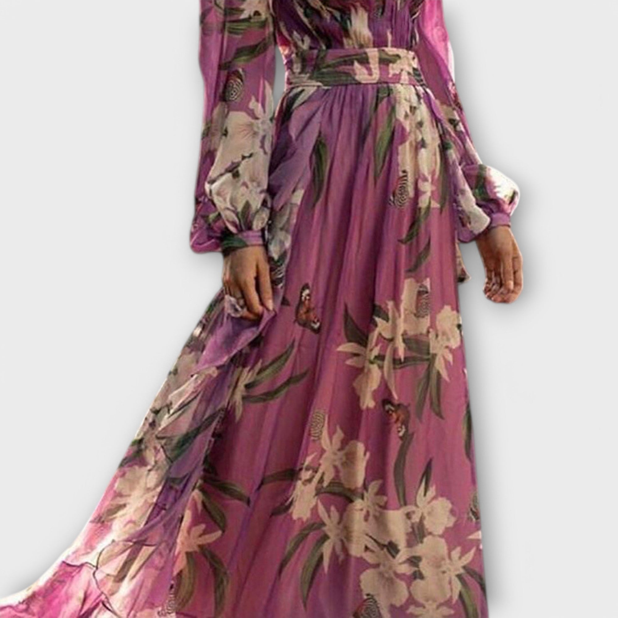 Høykvalitets Elegant Maxi Kjole