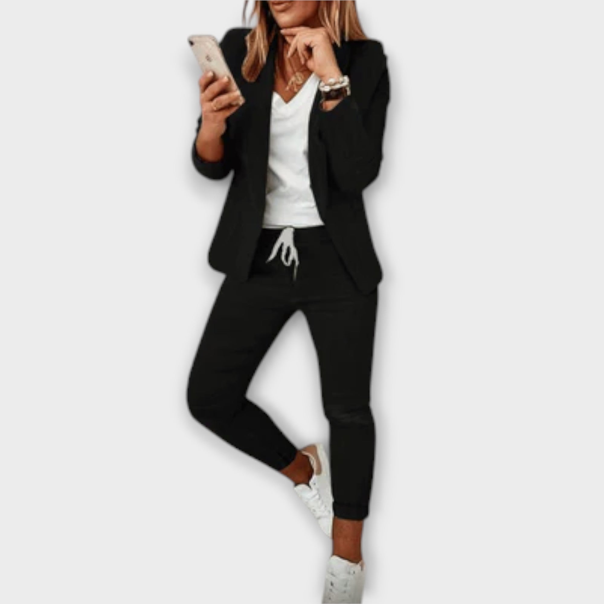 Sophia – Elegant og Komfortabel Blazer Sett