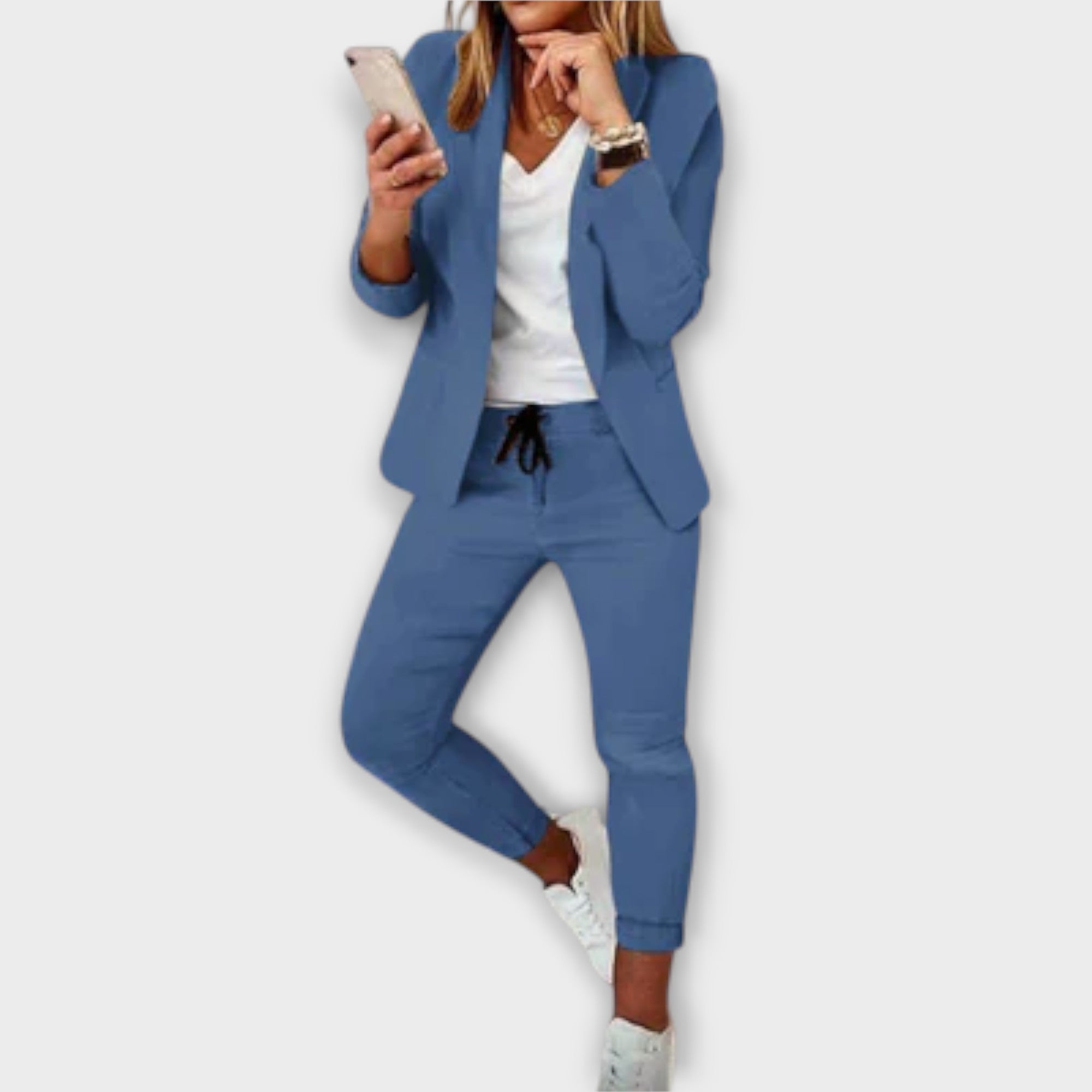 Sophia – Elegant og Komfortabel Blazer Sett
