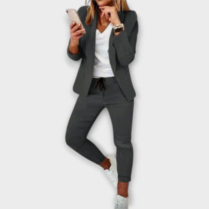 Sophia – Elegant og Komfortabel Blazer Sett