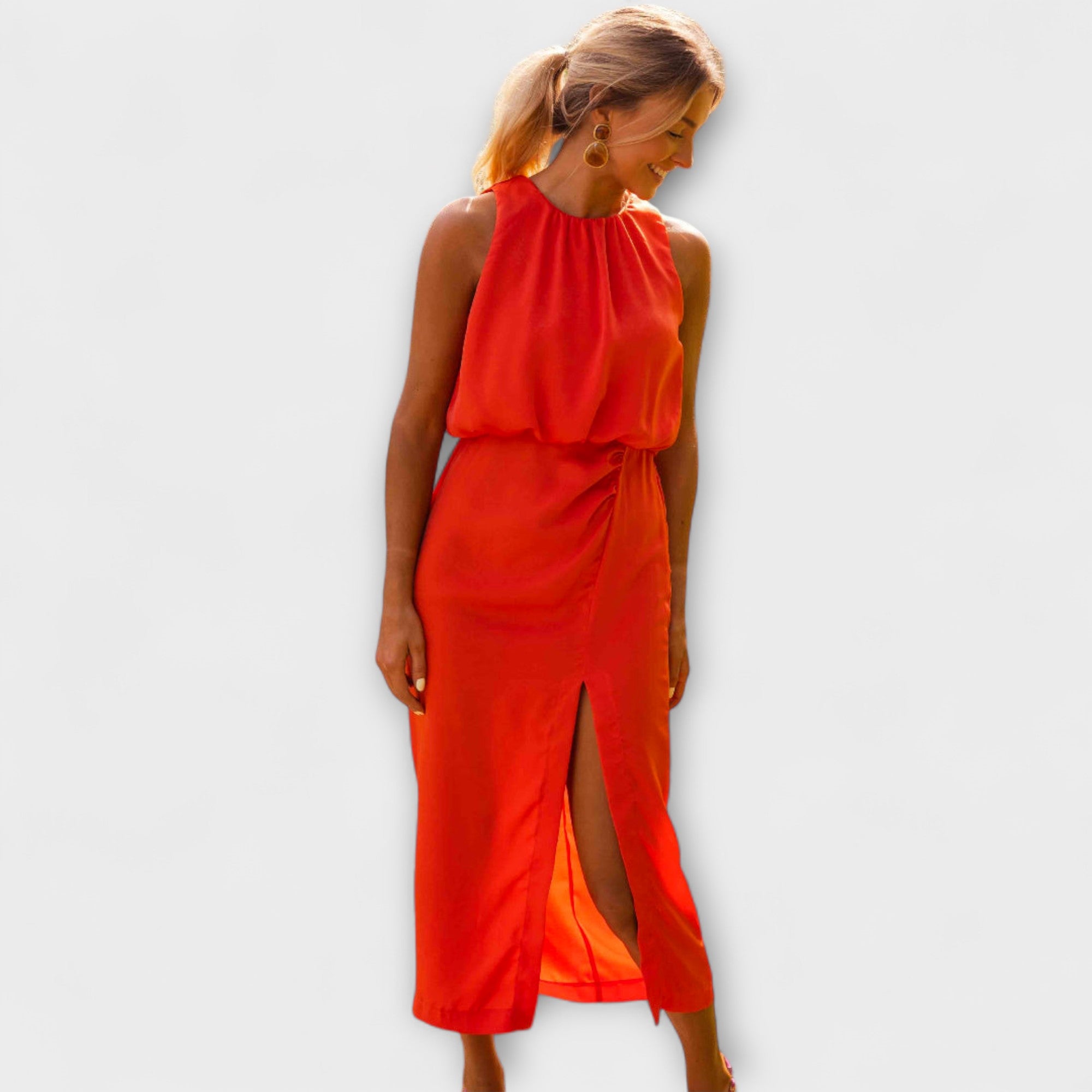 Liene - Elegant Midi Kjole