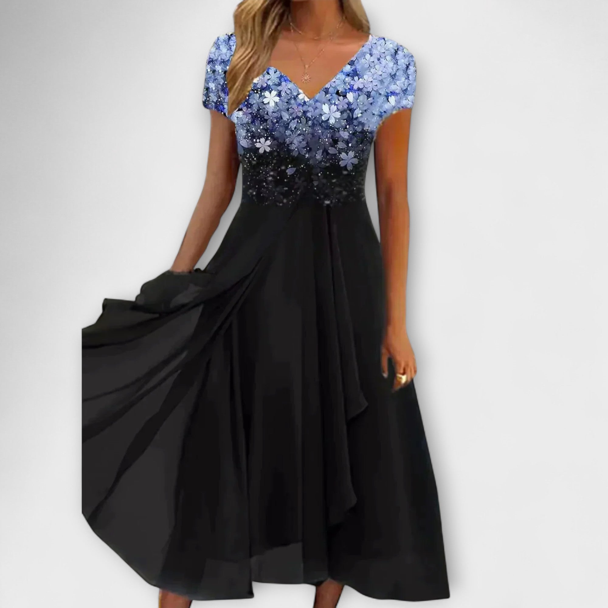 Lara - Kvinne Chiffon Festkjole