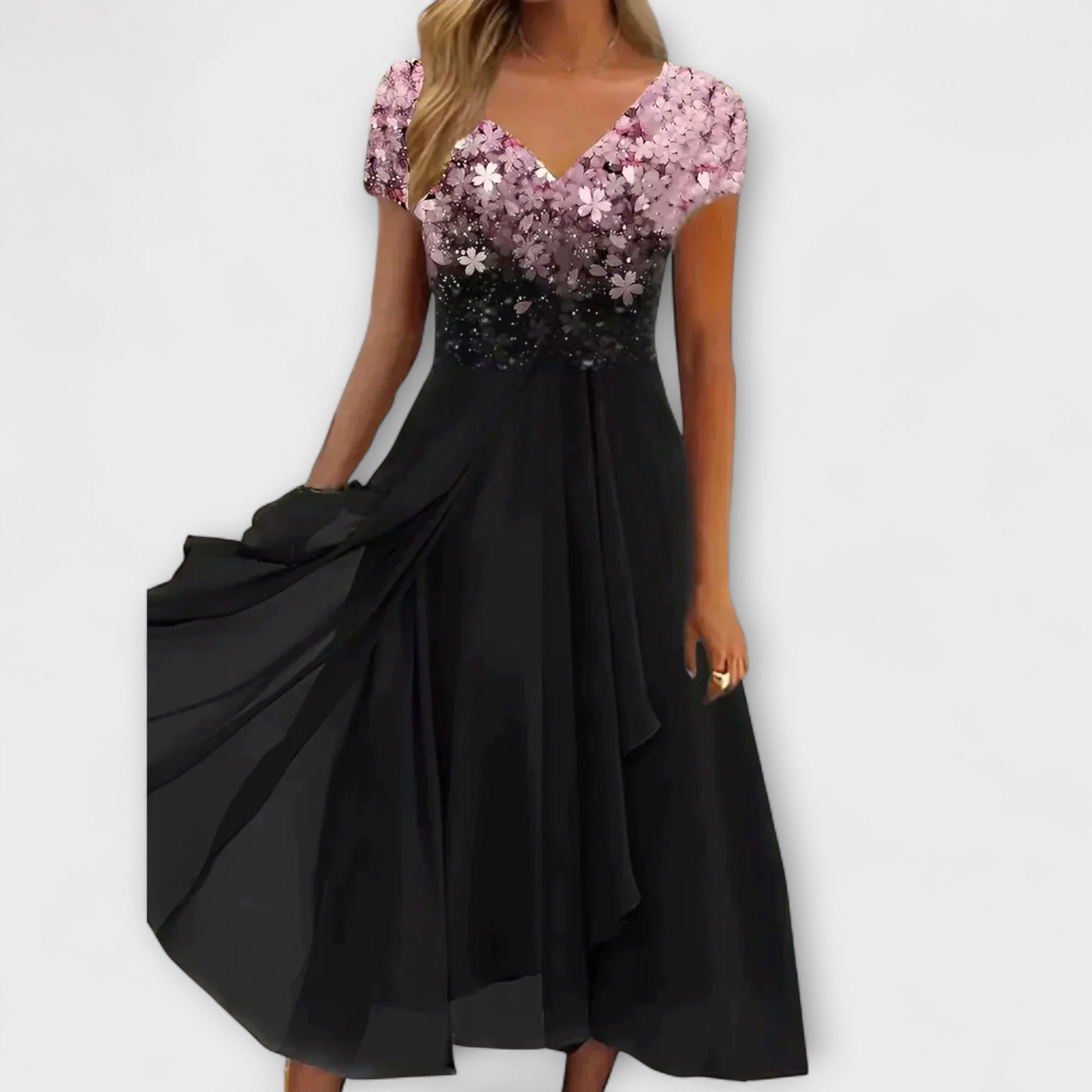 Lara - Kvinne Chiffon Festkjole
