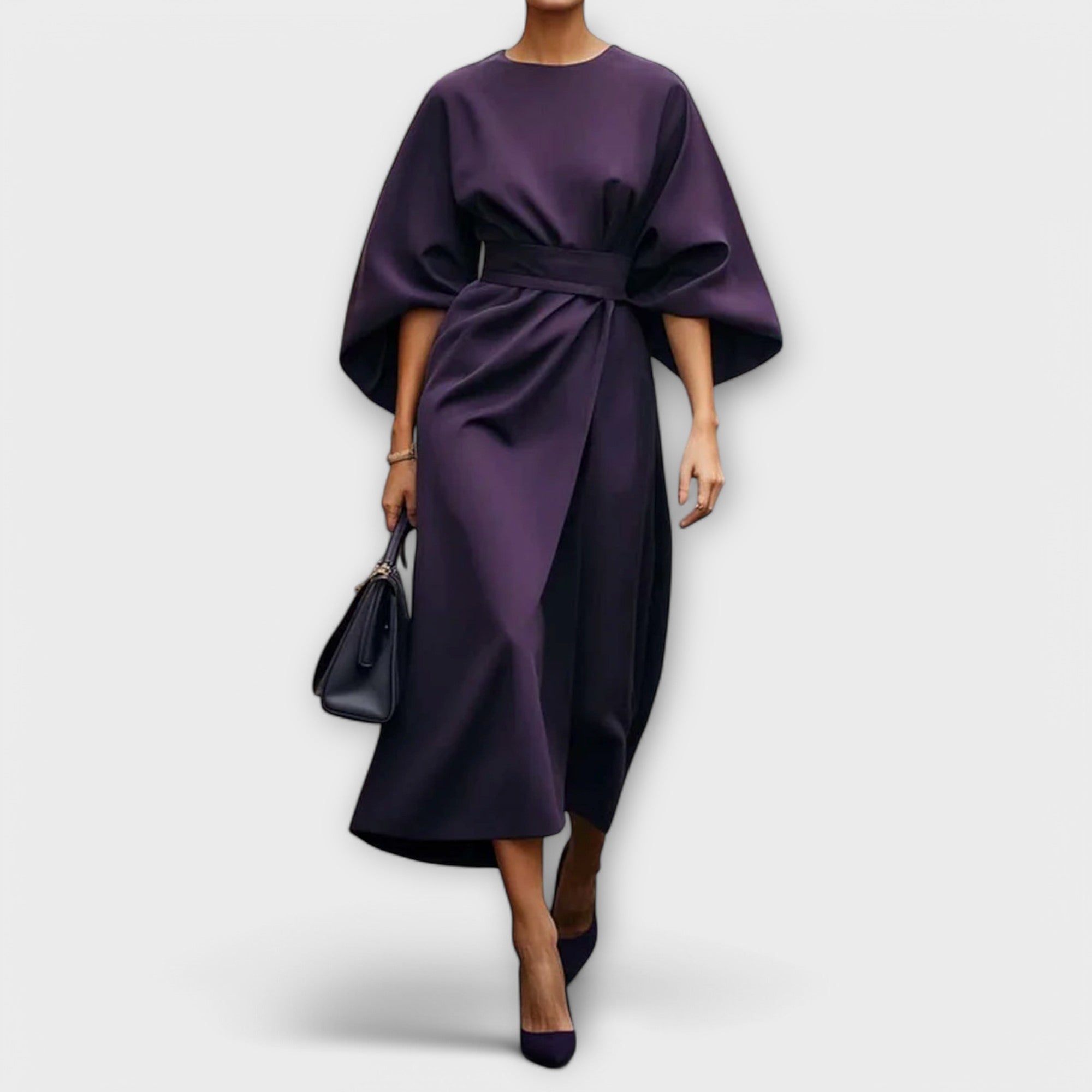 Sonia - Elegant Kjole med Ermer