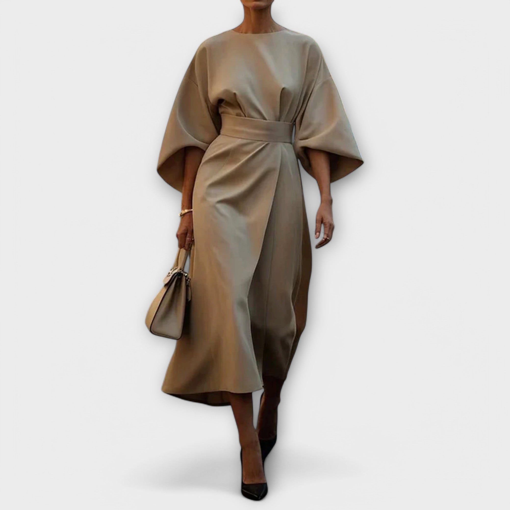Sonia - Elegant Kjole med Ermer