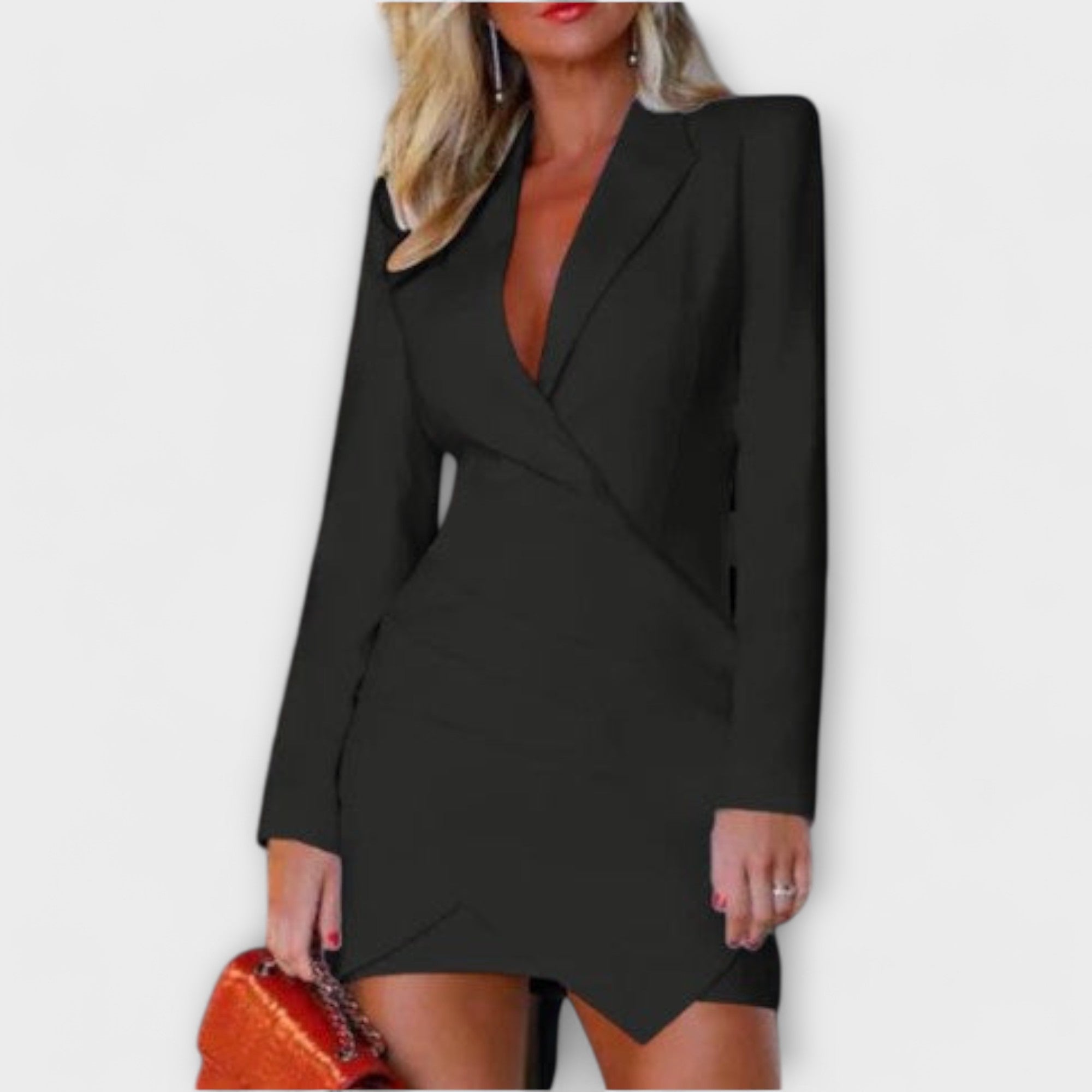 Langermet Blazer Kjole for Damer