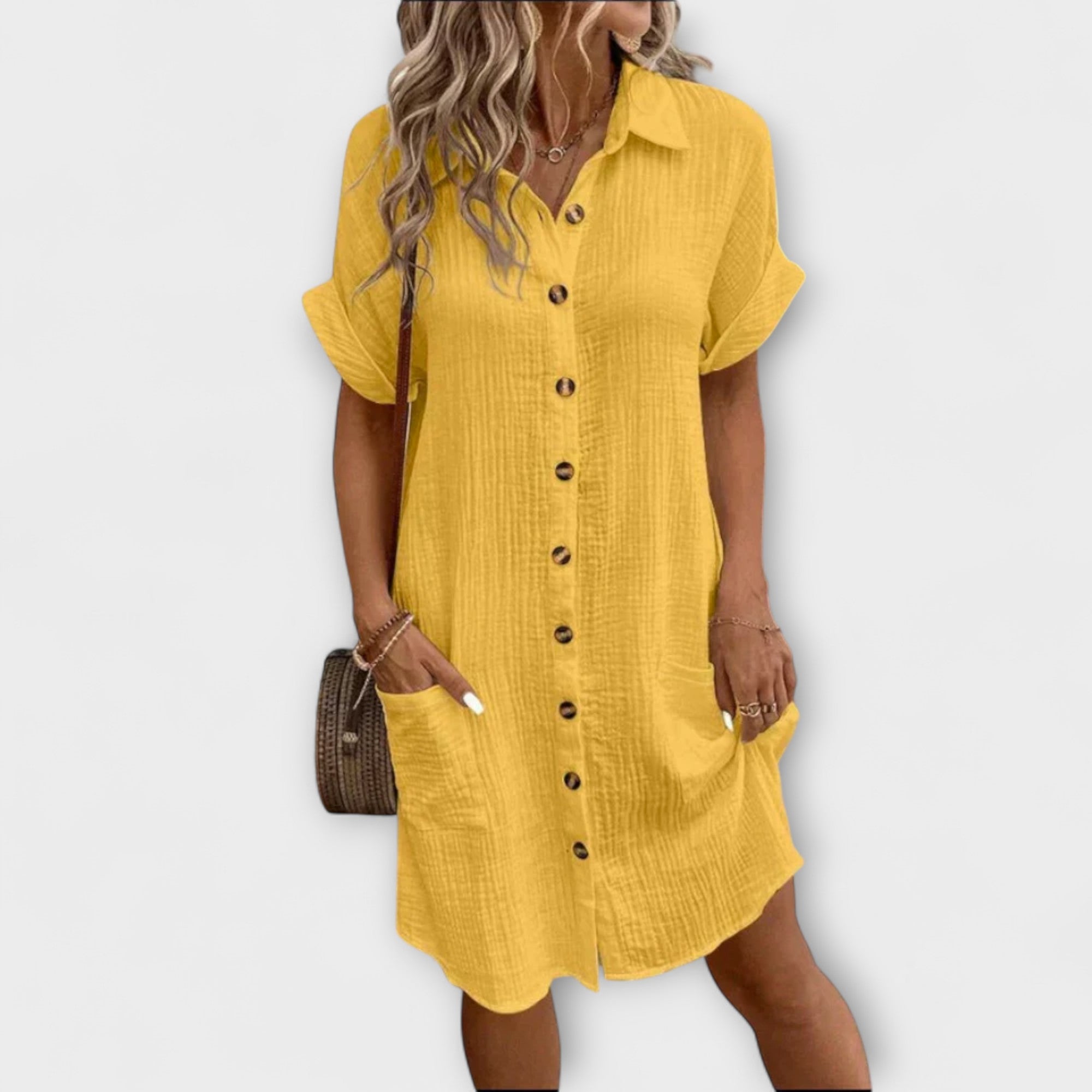 Aria - Klassisk Polo Casual Kjole