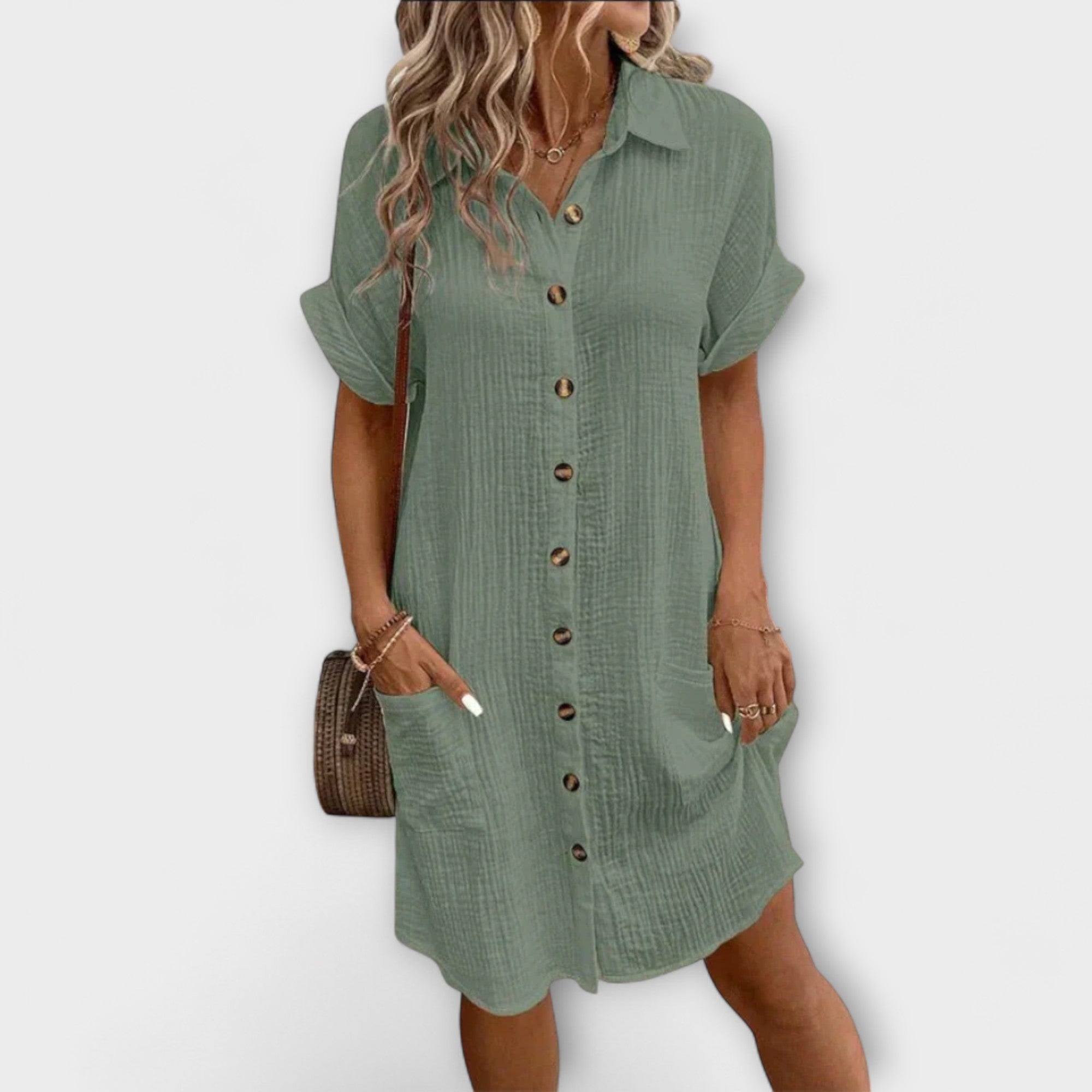 Aria - Klassisk Polo Casual Kjole