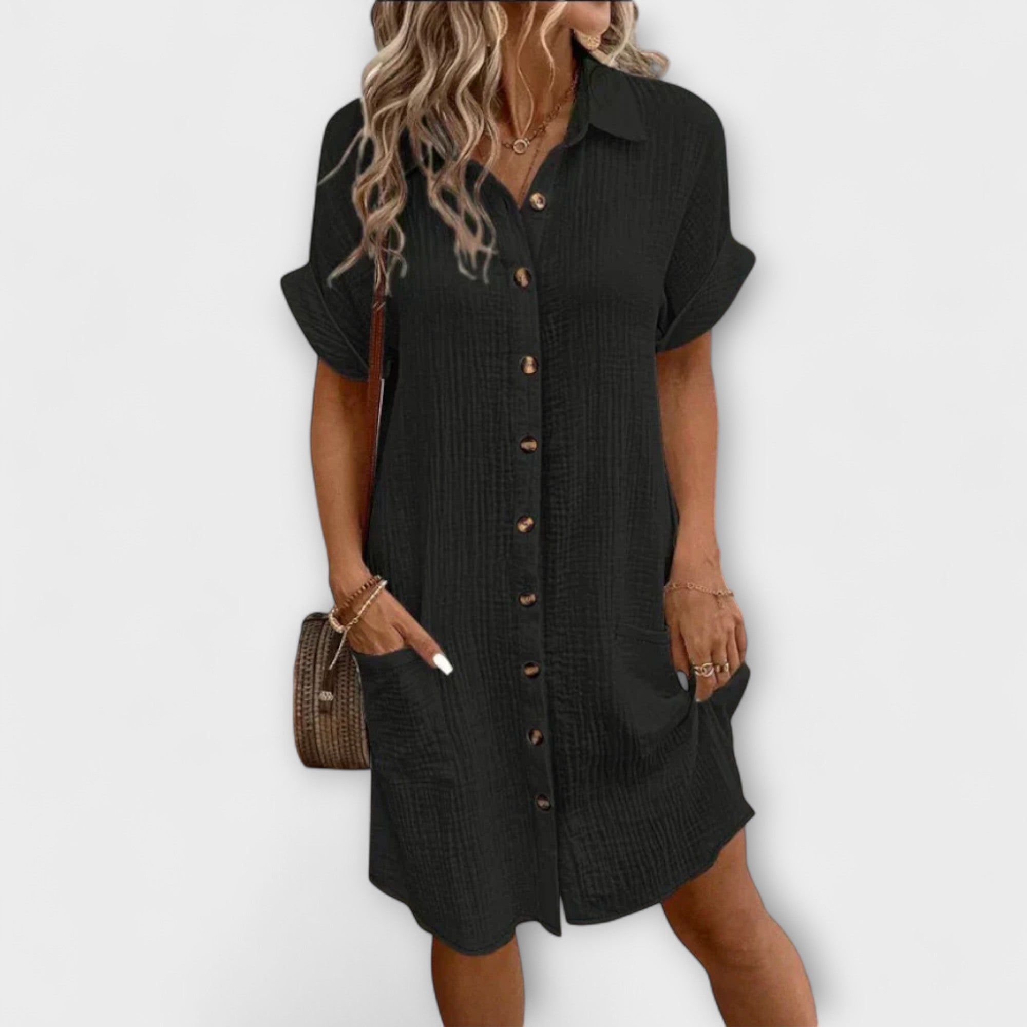 Aria - Klassisk Polo Casual Kjole