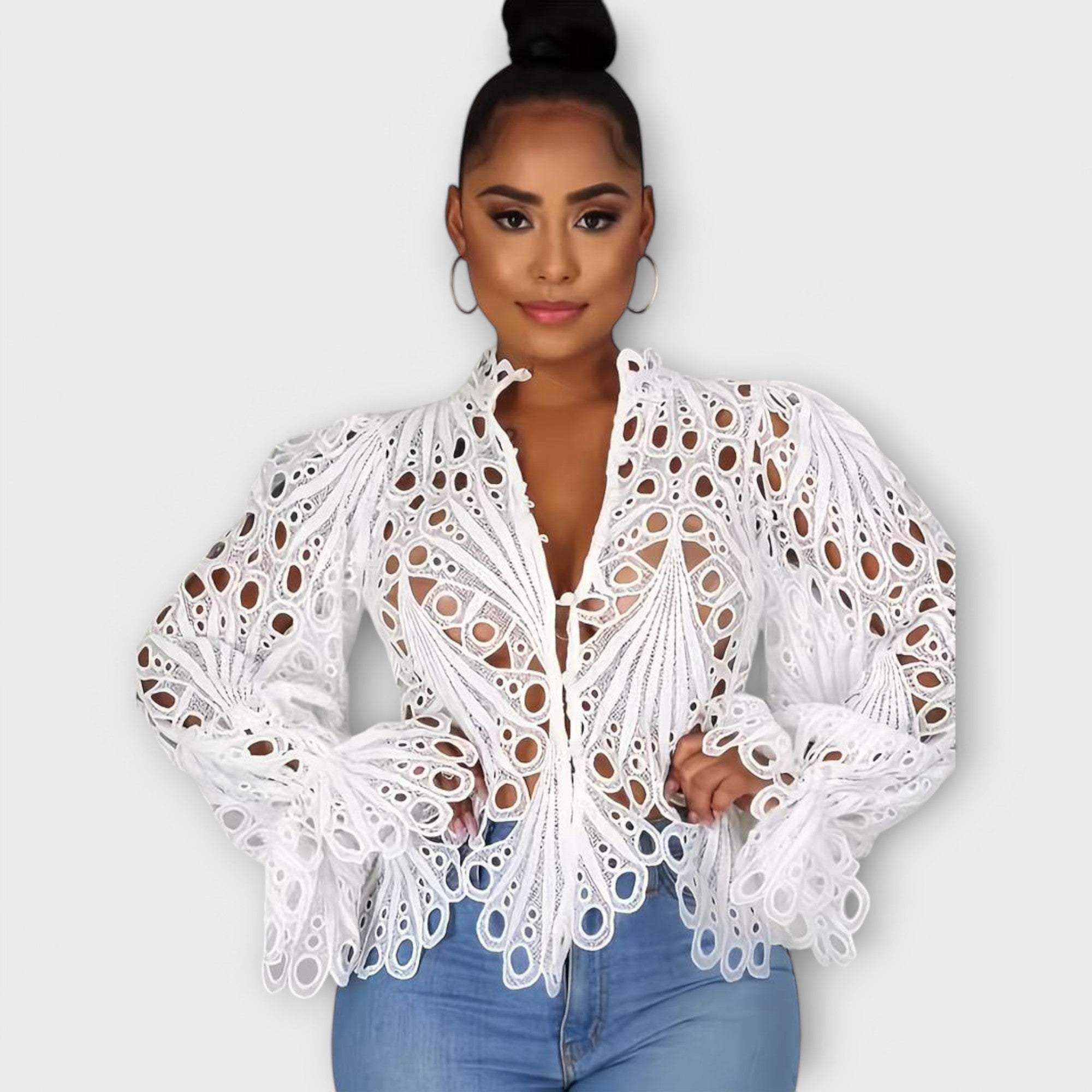 Savannah - Asymmetrisk Bluse
