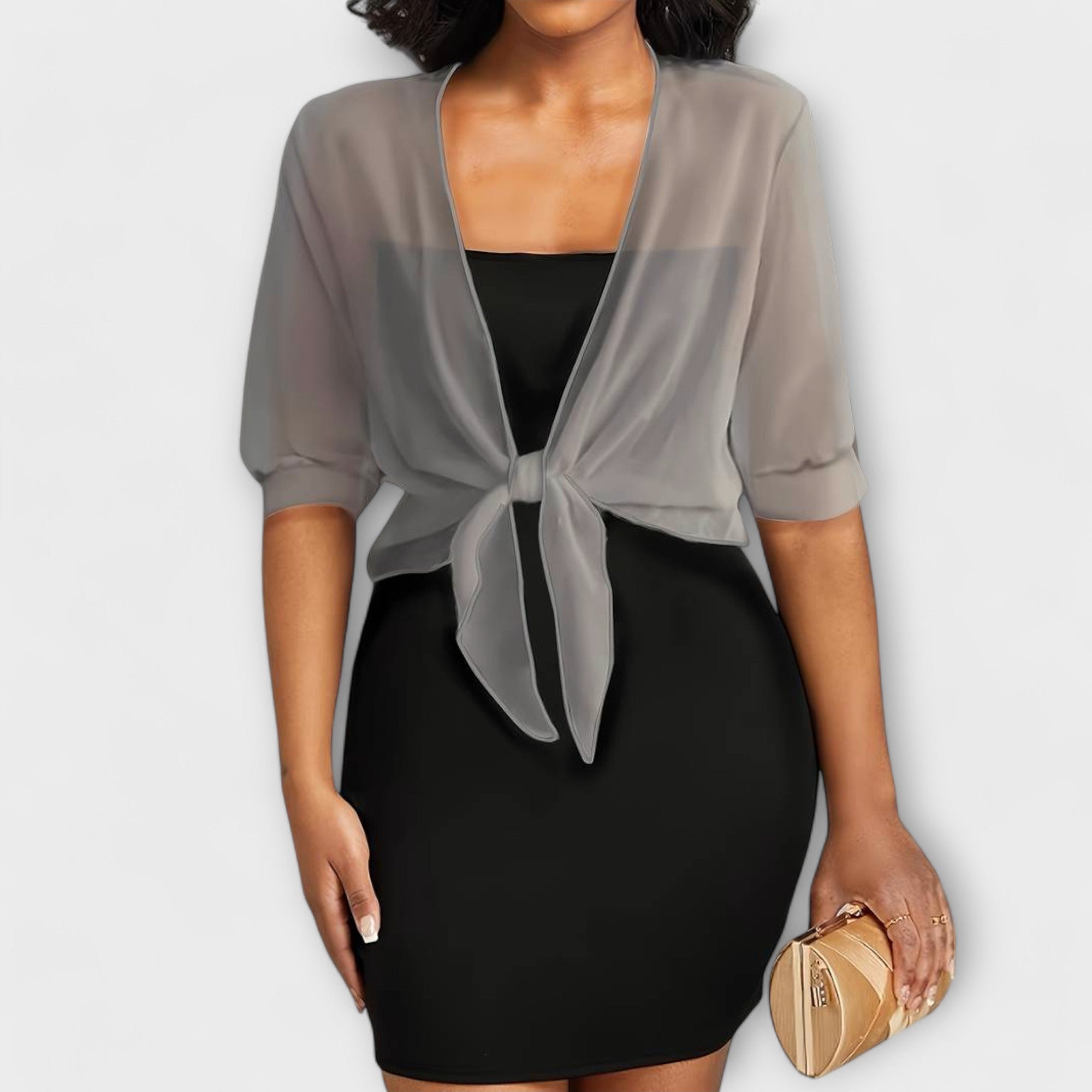 Olivia - Bluse med Åpen Front