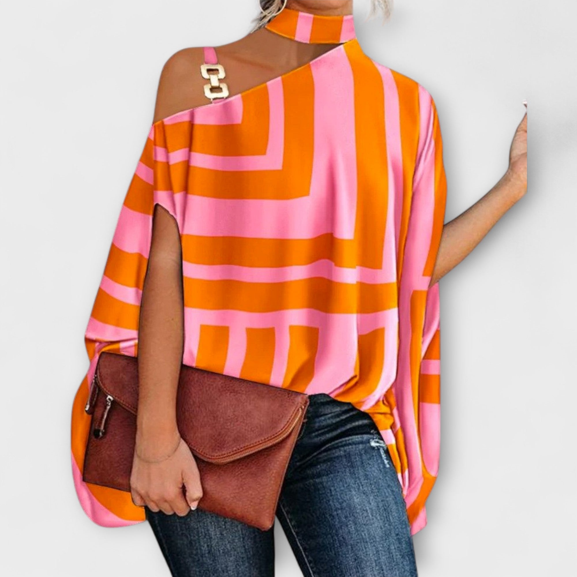 Off-Shoulder Bluse for Kvinner