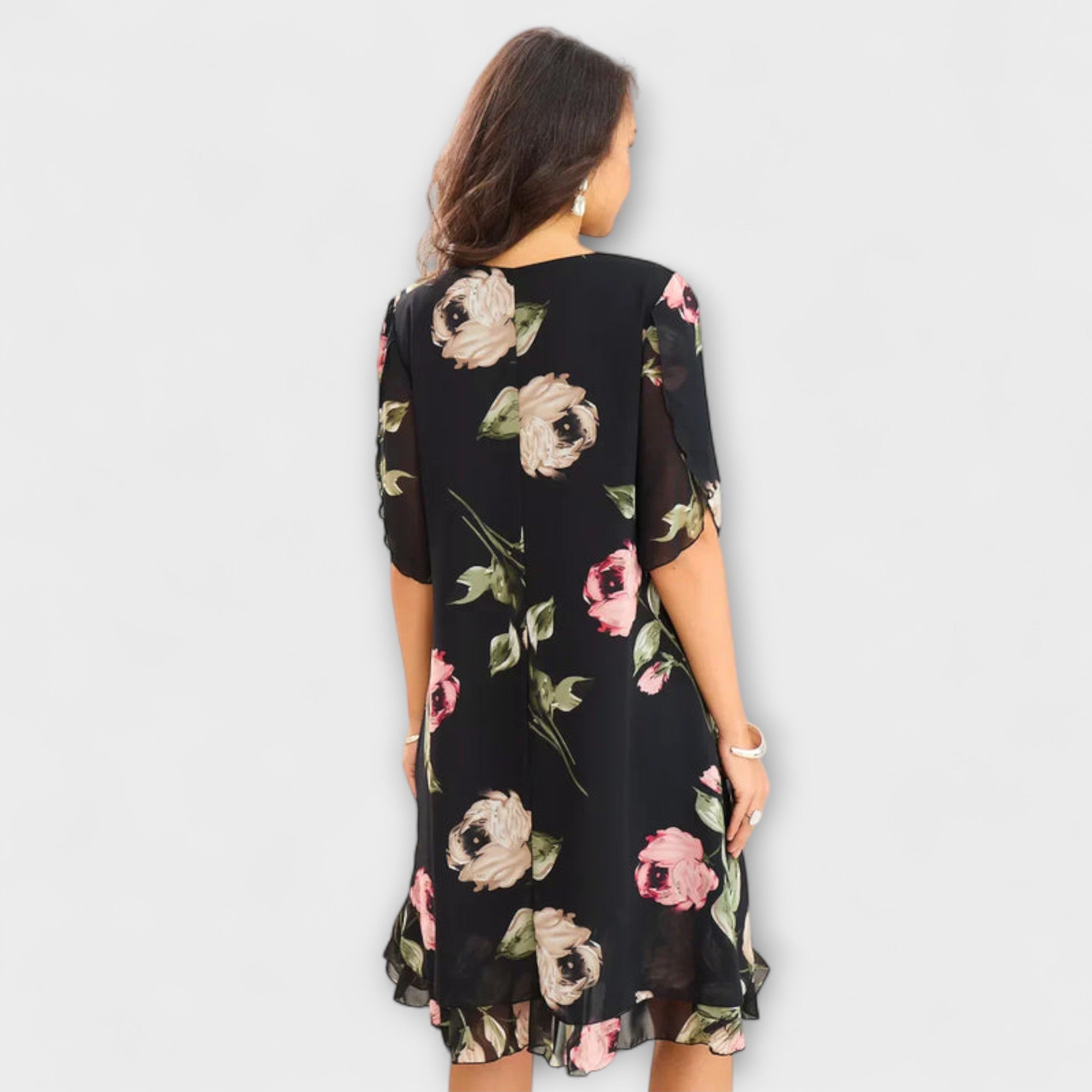 Melin - Elegant Chiffonkjole