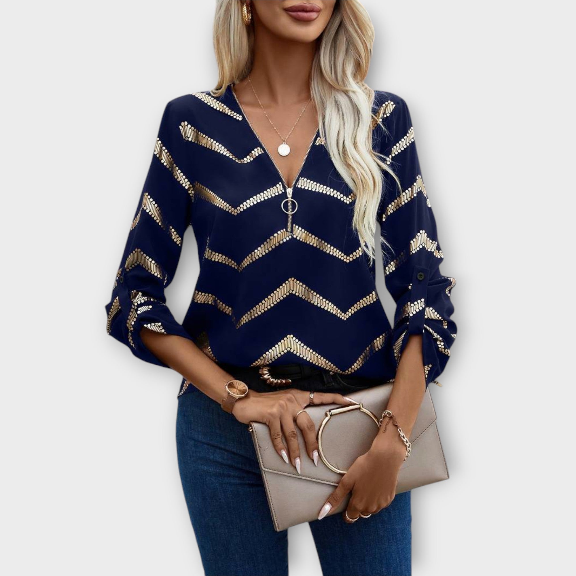 Emma - Tidsløs Elegant Bluse