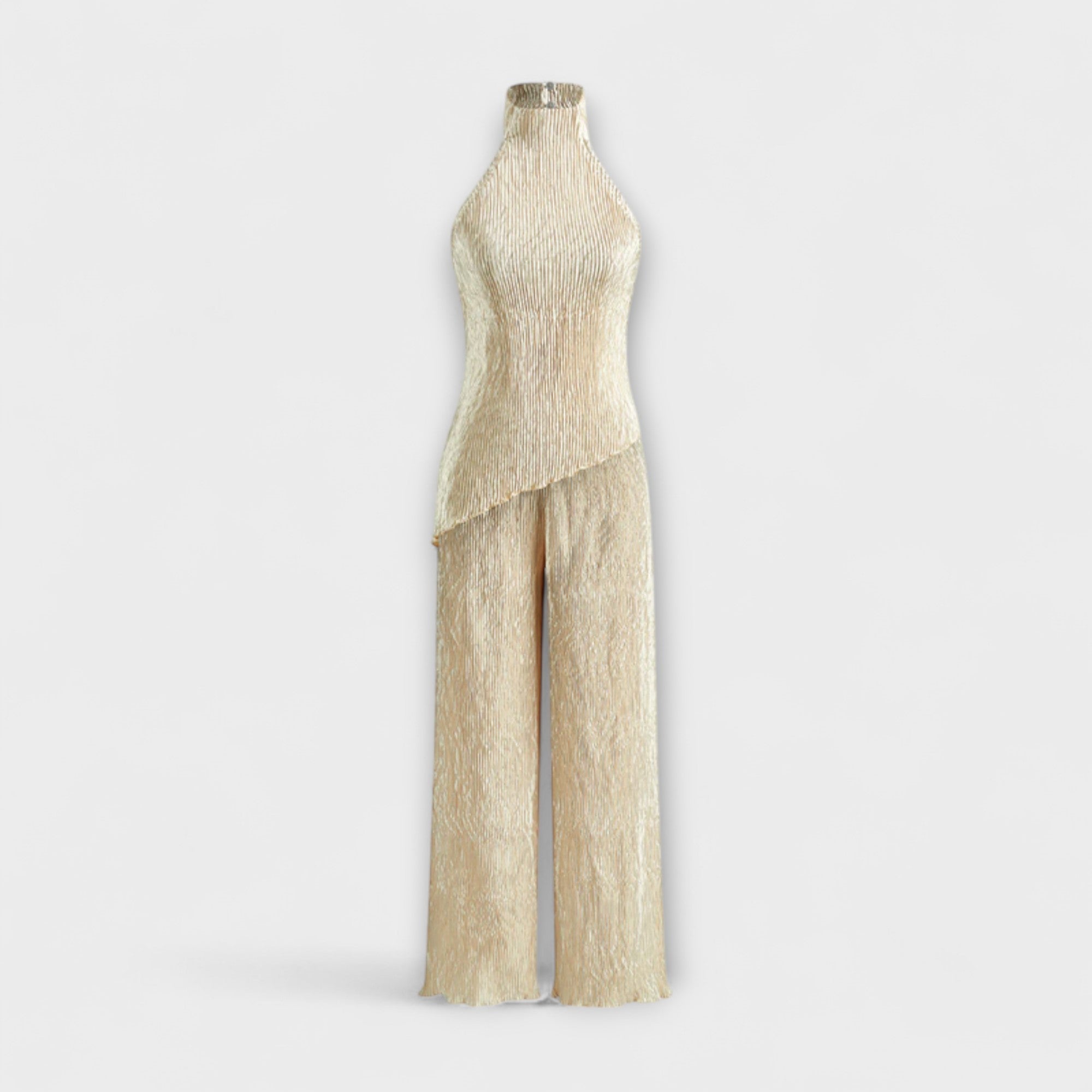 Pilarica - Elegant Plisserte Asymmetrisk Sett