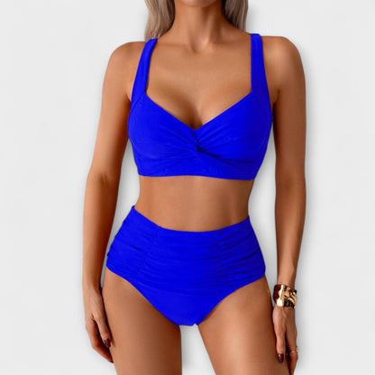 Zoe - Rynket Bandeau Badedrakt