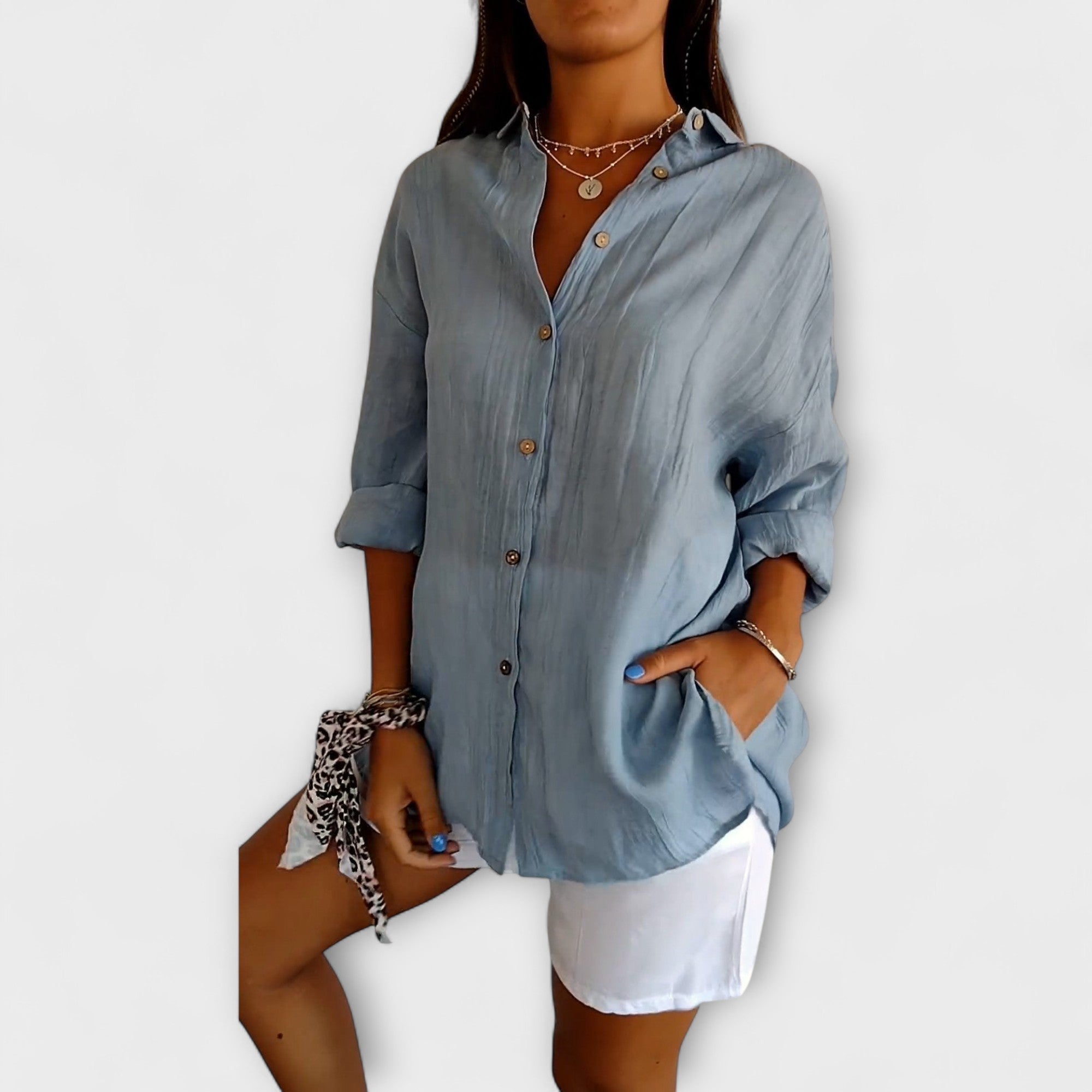 Saskia - Elegant Bluse for Damer