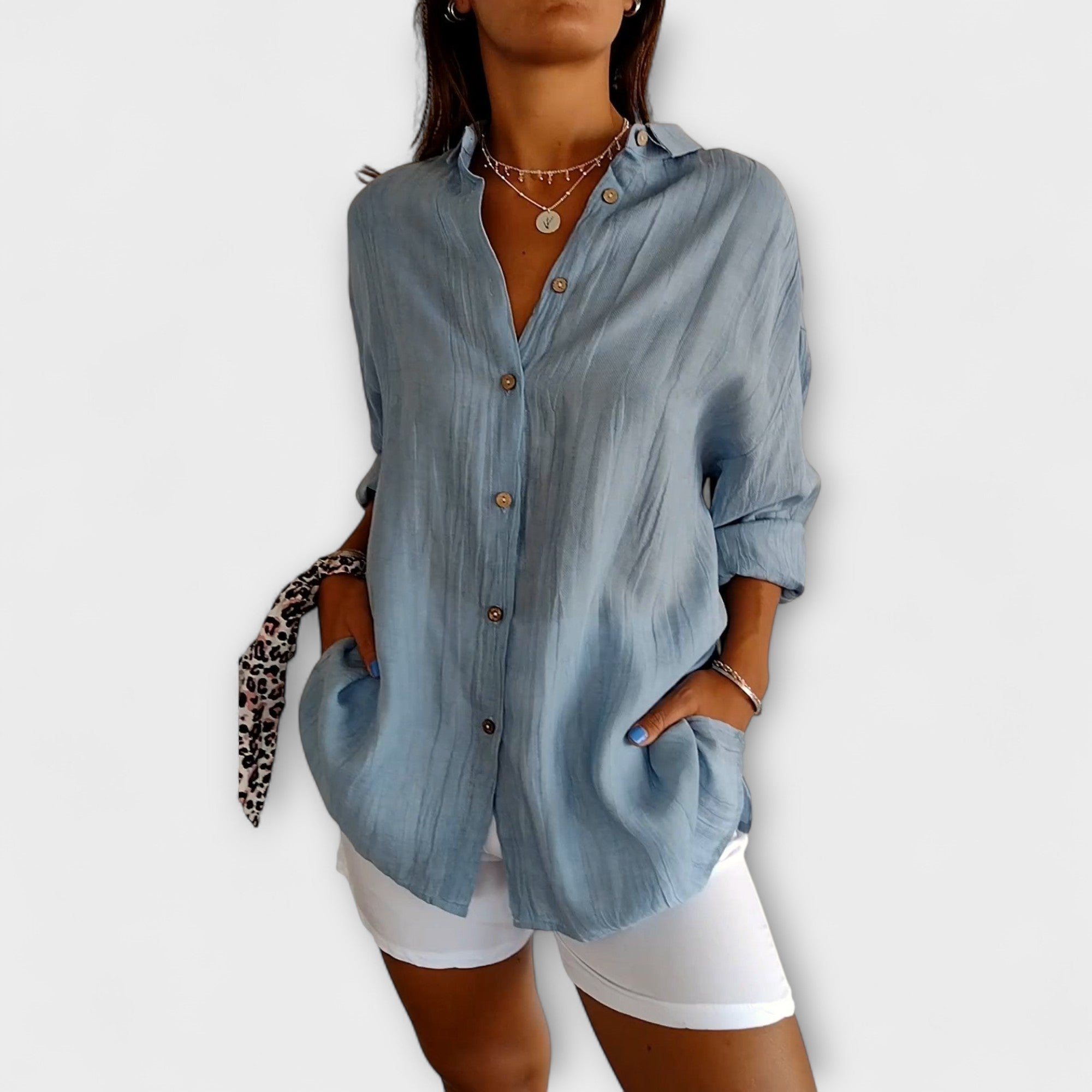 Saskia - Elegant Bluse for Damer