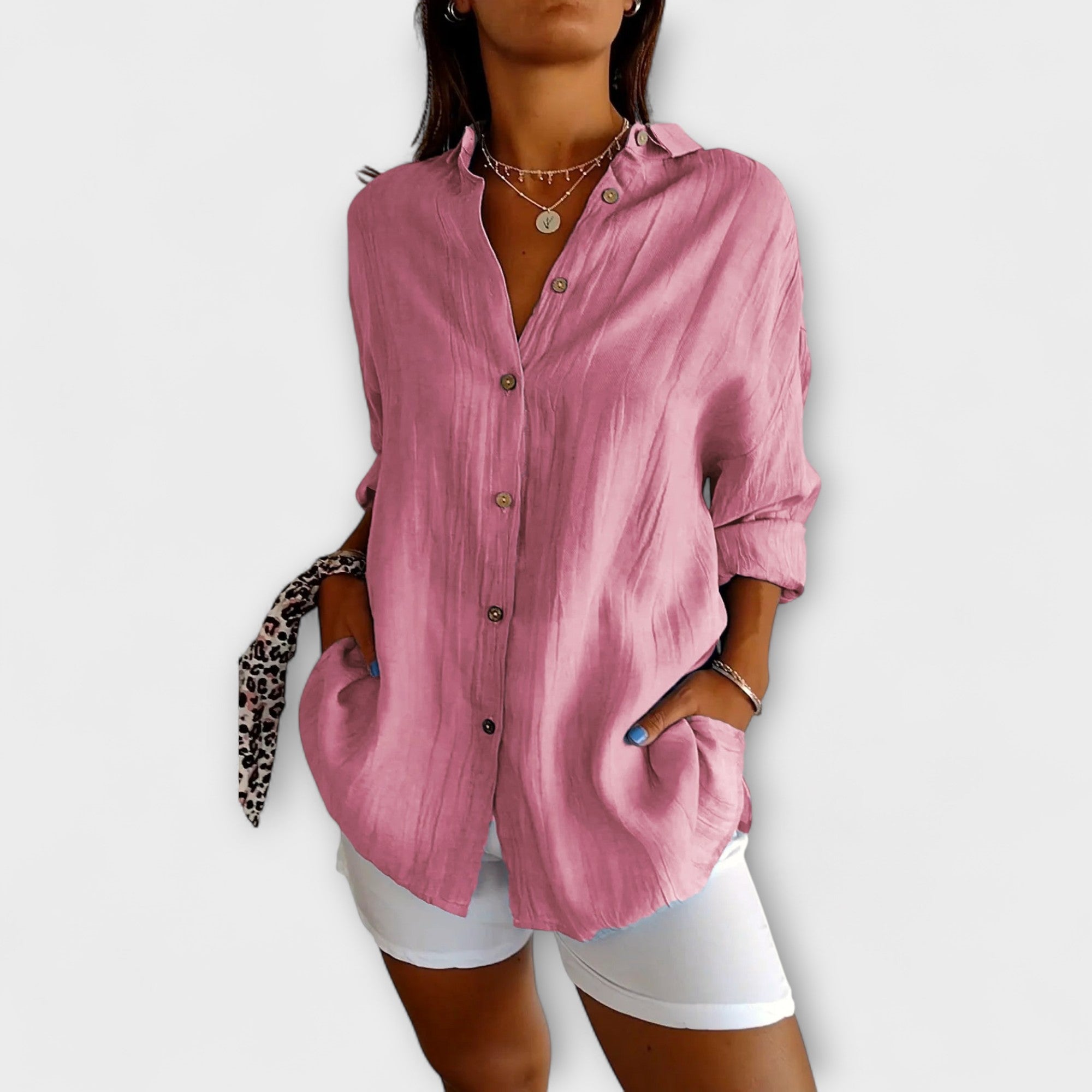 Saskia - Elegant Bluse for Damer