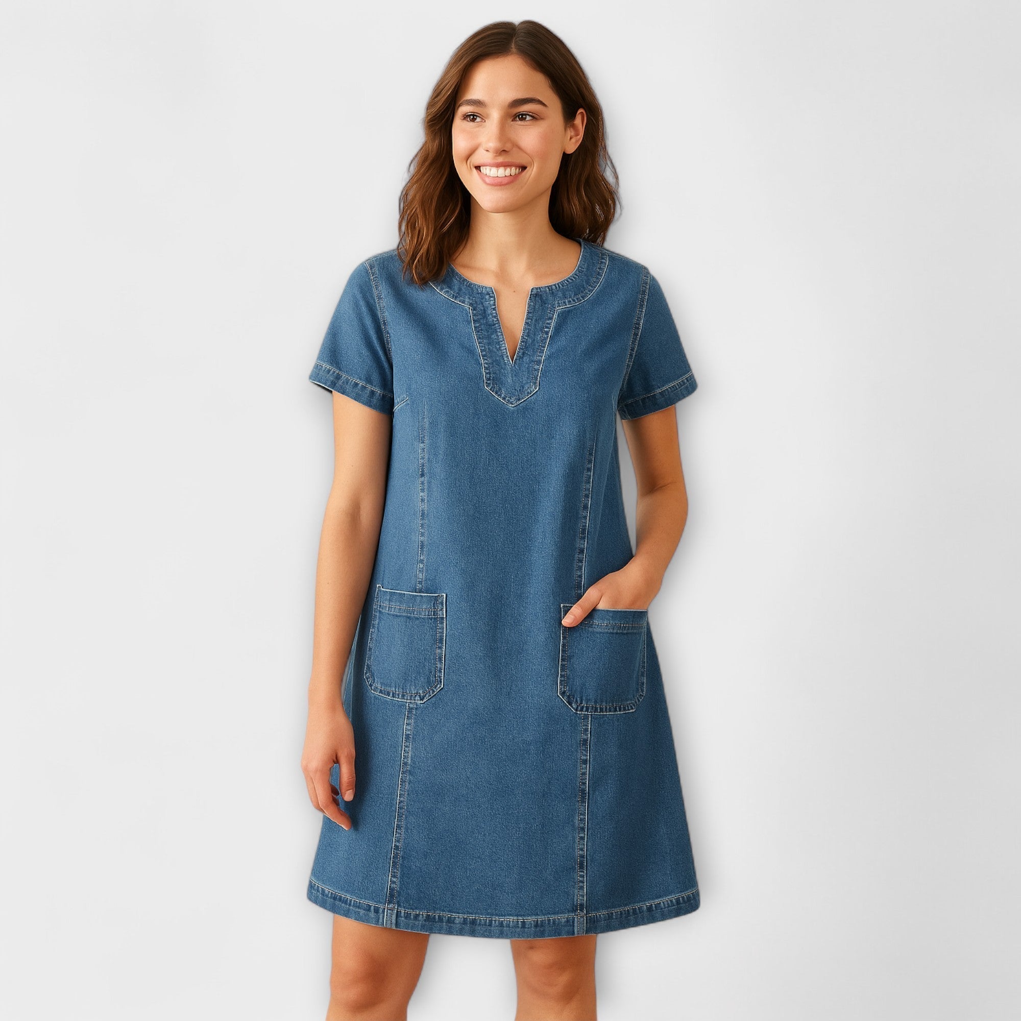 Mathea - Myk Denim Kjole